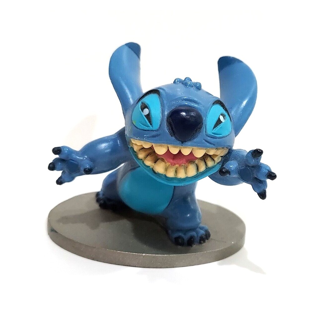 Stitch Smiling or Growling 1.75" Figure DISNEY #415